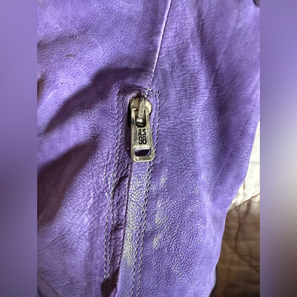 A.S.98 AS98 Easton Studded Wrap Moto Boots Toxic Purple Pink Metal Buckle Strap - Picture 5 of 8